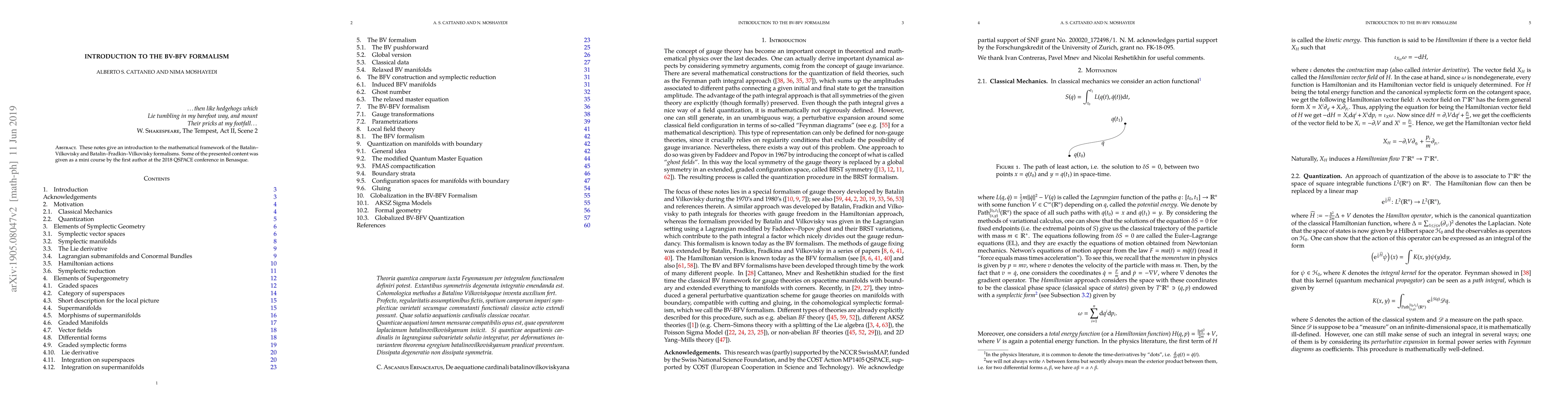 Thumbnail for Introduction to the BV-BFV formalism