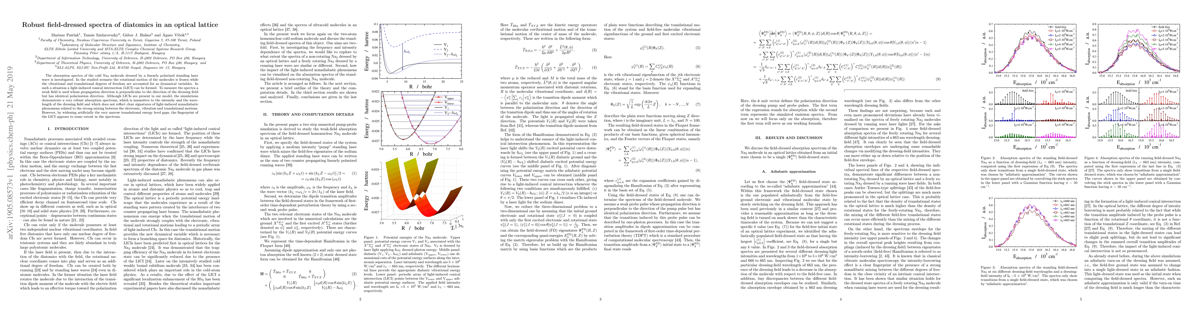 Thumbnail for Robust field-dressed spectra of diatomics in an optical lattice