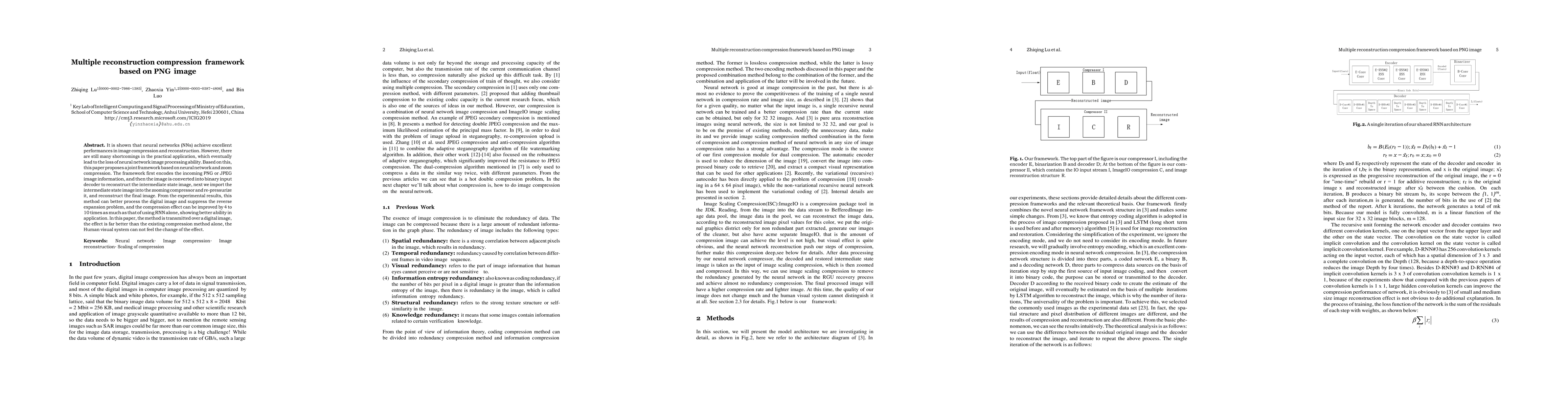 Thumbnail for Multiple reconstruction compression framework based on PNG image