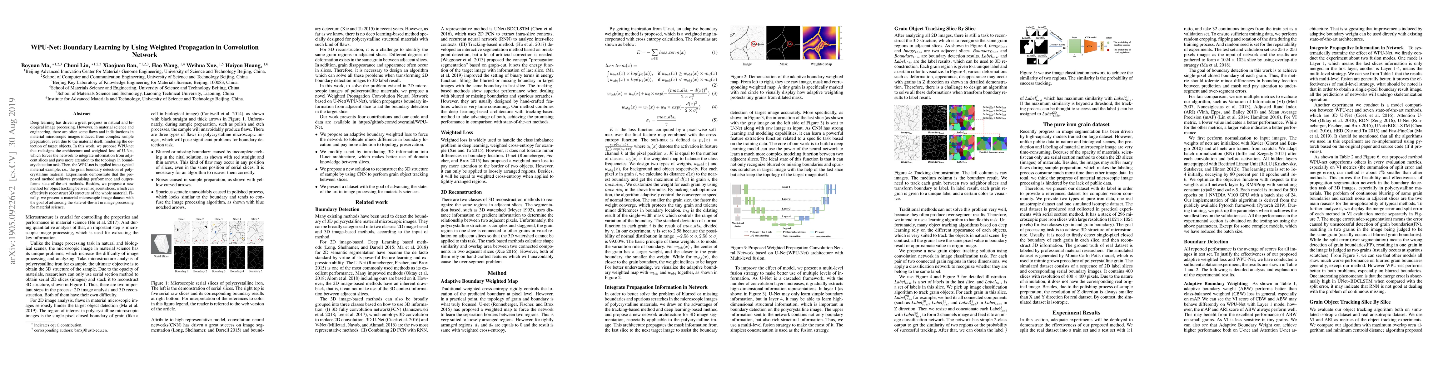 Thumbnail for WPU-Net: Boundary Learning by Using Weighted Propagation in Convolution
  Network
