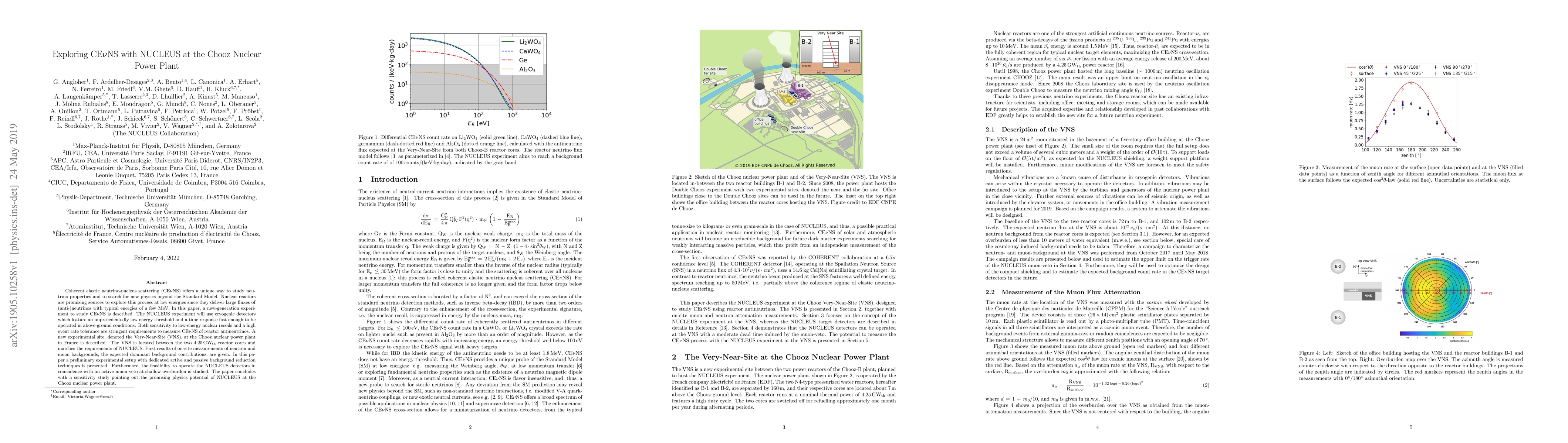 Thumbnail for Exploring CEvNS with NUCLEUS at the Chooz Nuclear Power Plant