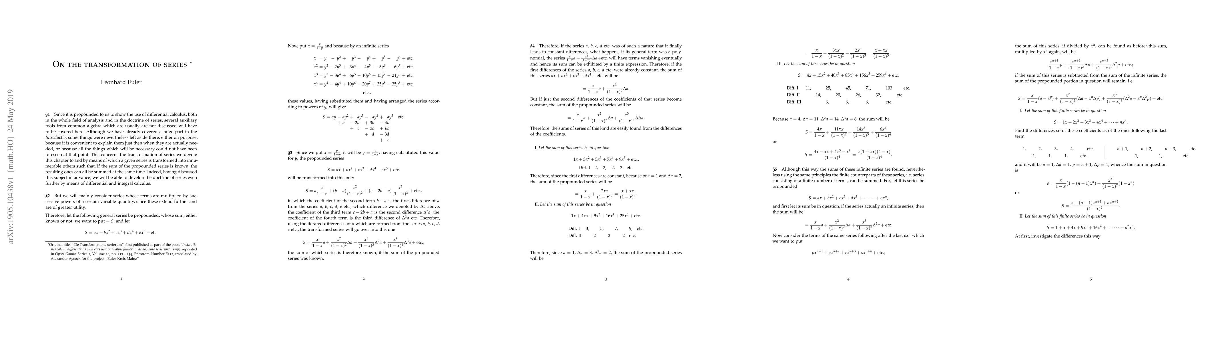 Thumbnail for Institutiones calculi differentialis cum eius usu in analysi finitorum
  ac doctrina serierum