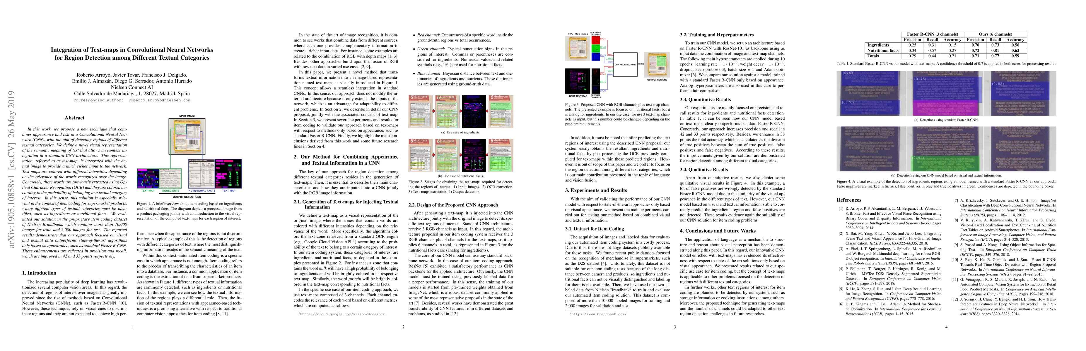 Thumbnail for Integration of Text-maps in Convolutional Neural Networks for Region
  Detection among Different Textual Categories