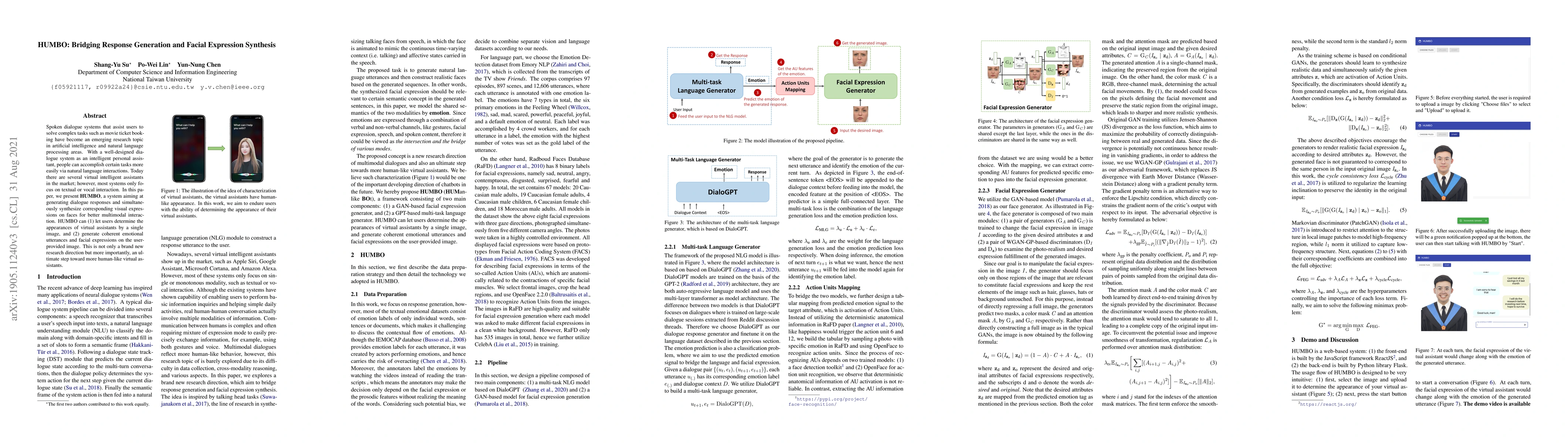 Thumbnail for HUMBO: Bridging Response Generation and Facial Expression Synthesis