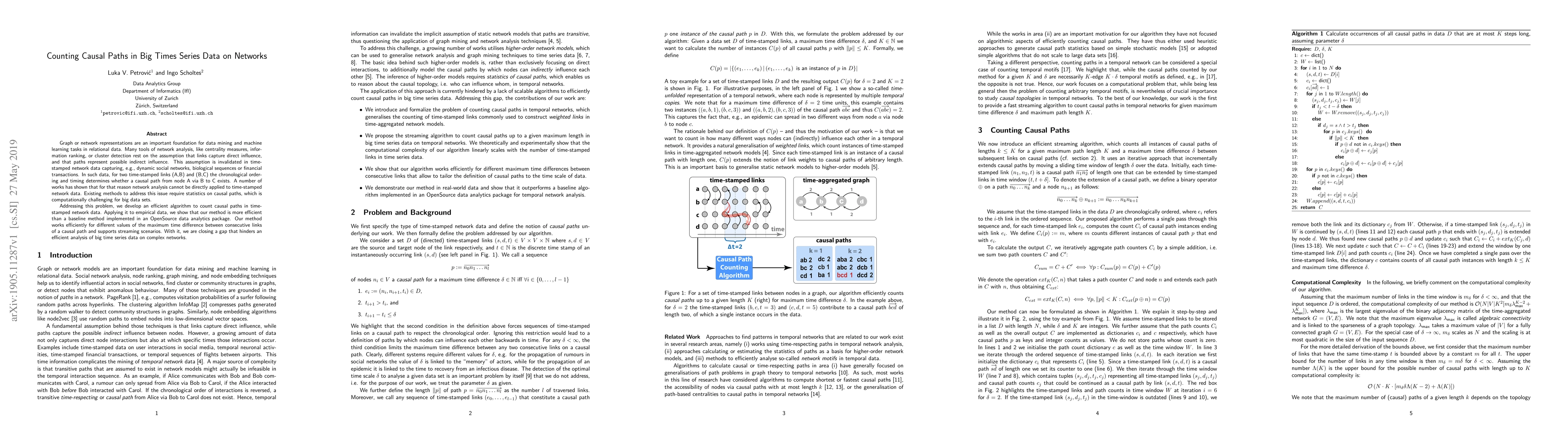 Thumbnail for Counting Causal Paths in Big Times Series Data on Networks