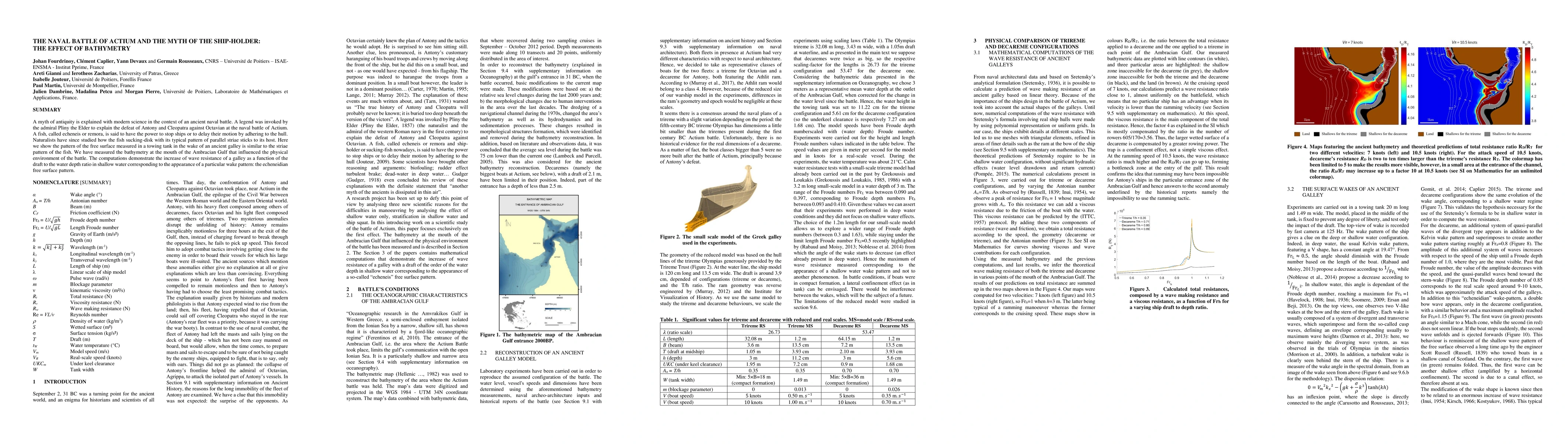 Thumbnail for The naval battle of Actium and the myth of the ship-holder: the effect
  of bathymetry