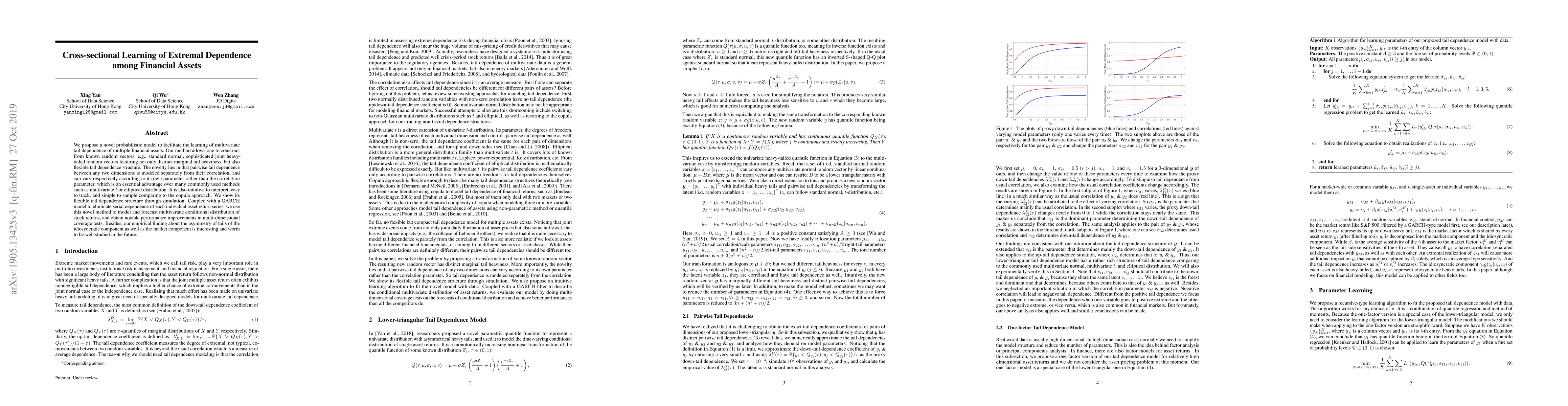 Thumbnail for Cross-sectional Learning of Extremal Dependence among Financial Assets