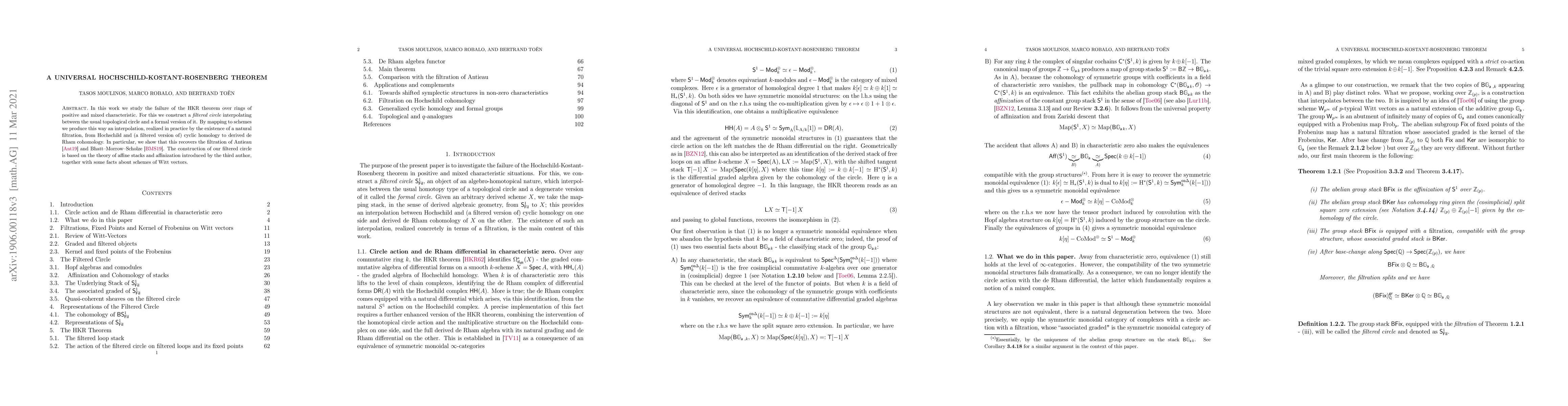 Thumbnail for A Universal HKR Theorem