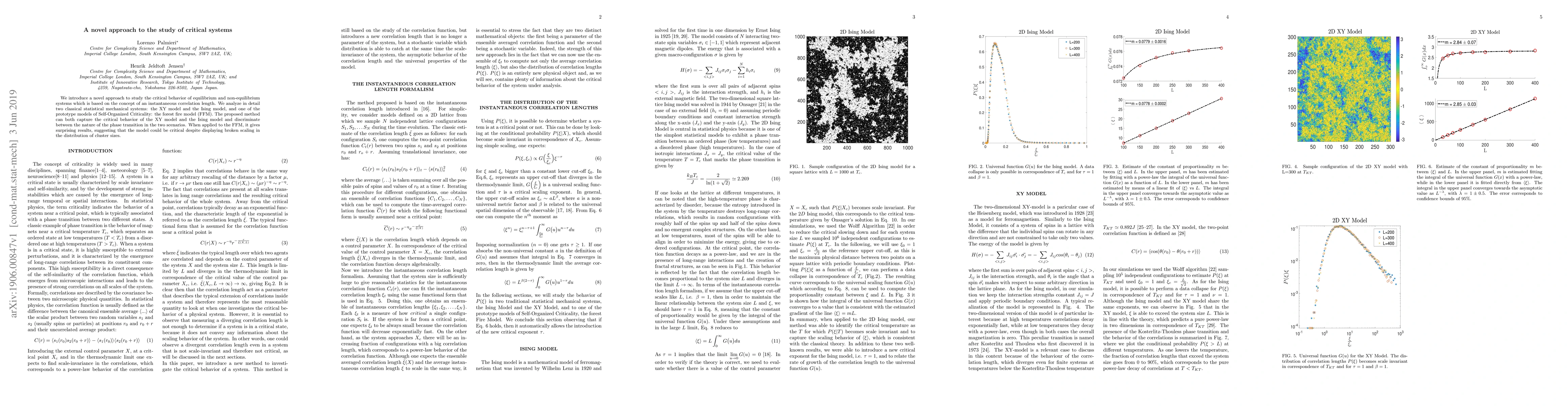Thumbnail for A novel approach to the study of critical systems