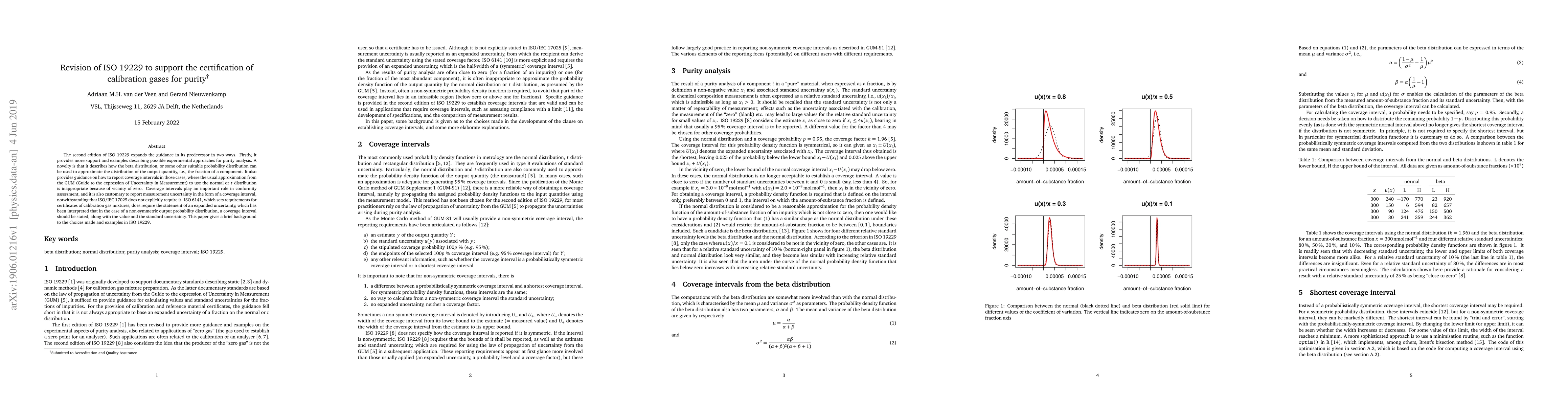 Thumbnail for Revision of ISO 19229 to support the certification of calibration gases
  for purity