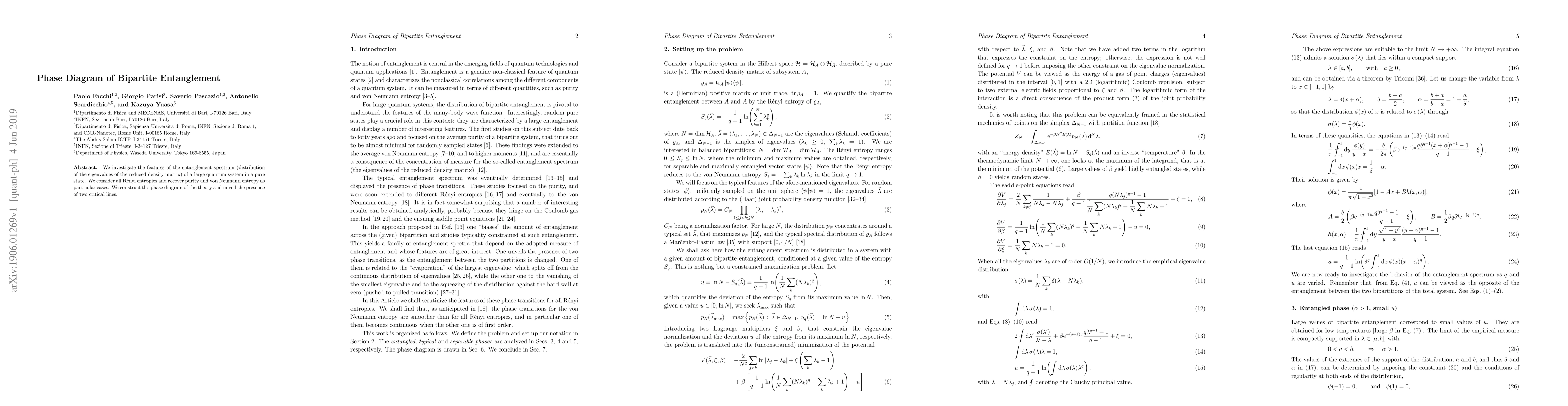 Thumbnail for Phase diagram of bipartite entanglement