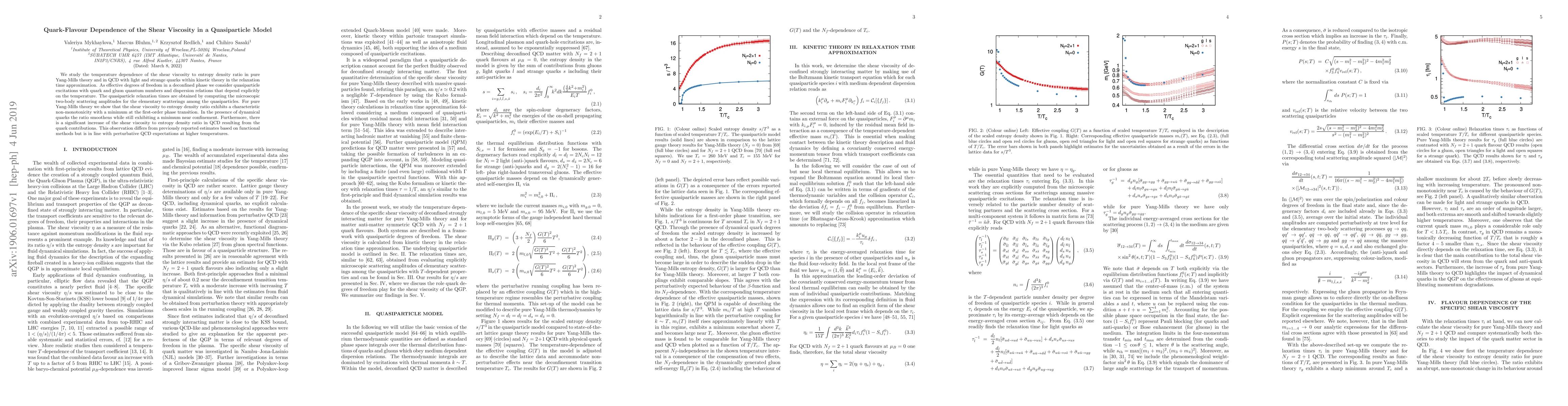 Thumbnail for Quark Flavour Dependence of the Shear Viscosity in a Quasiparticle Model