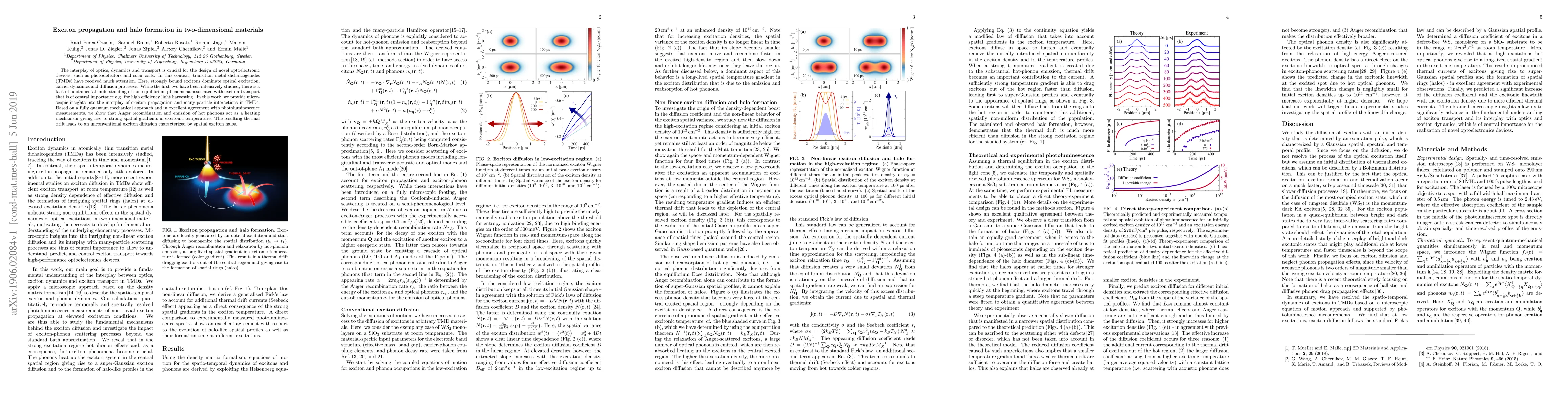 Thumbnail for Exciton propagation and halo formation in two-dimensional materials