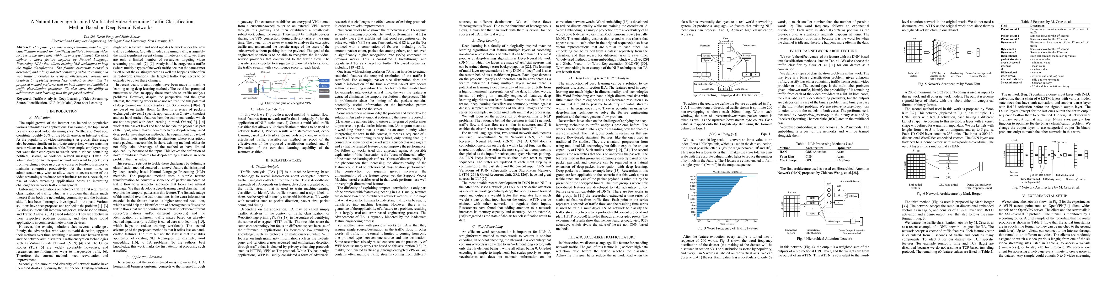 Thumbnail for A Natural Language-Inspired Multi-label Video Streaming Traffic
  Classification Method Based on Deep Neural Networks