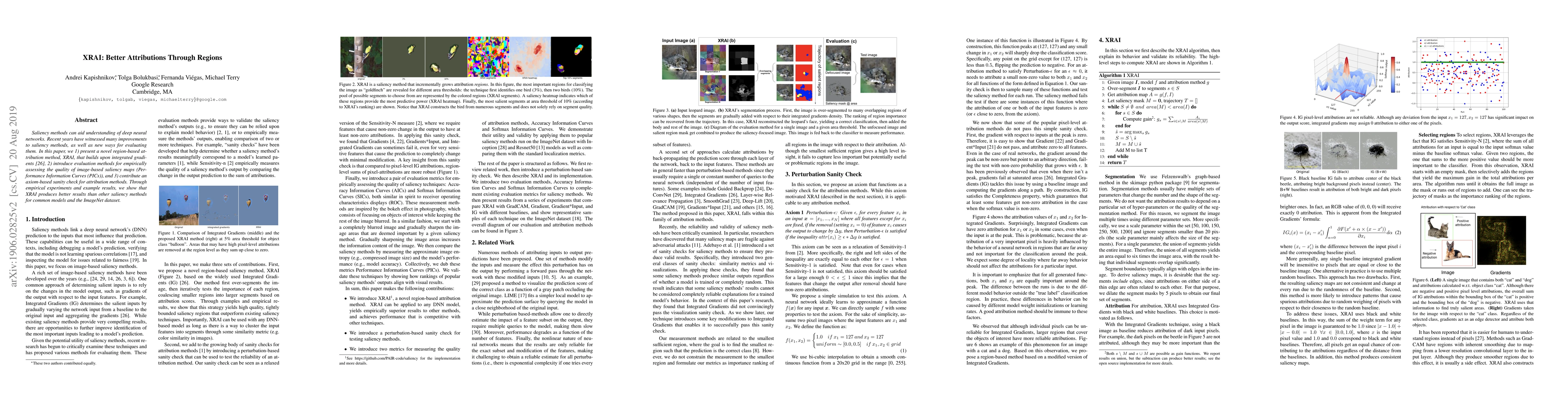 Thumbnail for XRAI: Better Attributions Through Regions