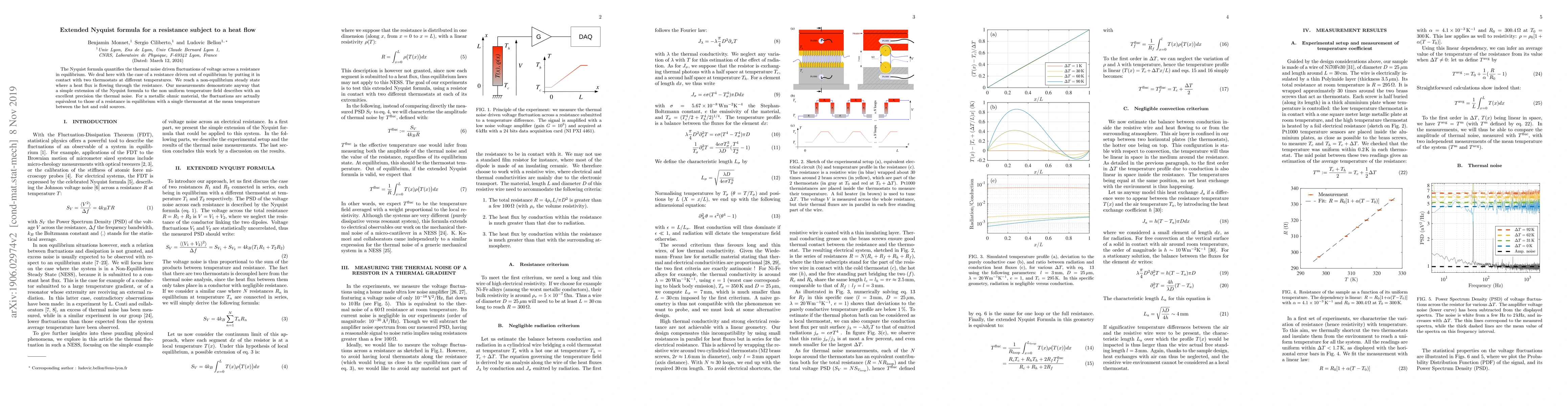 Thumbnail for Extended Nyquist formula for a resistance subject to a heat flow