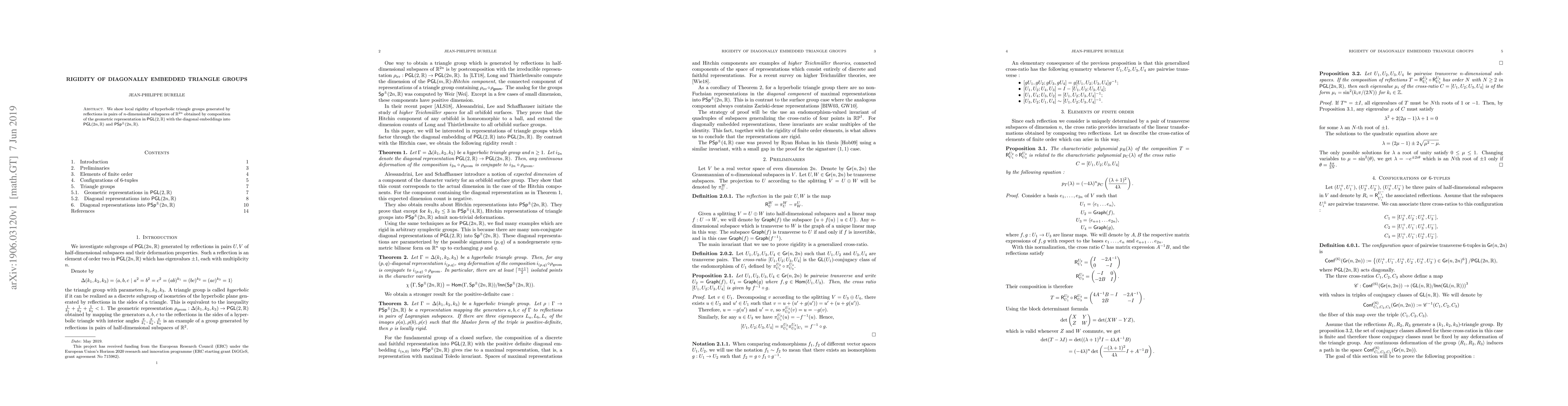 Thumbnail for Rigidity of diagonally embedded triangle groups