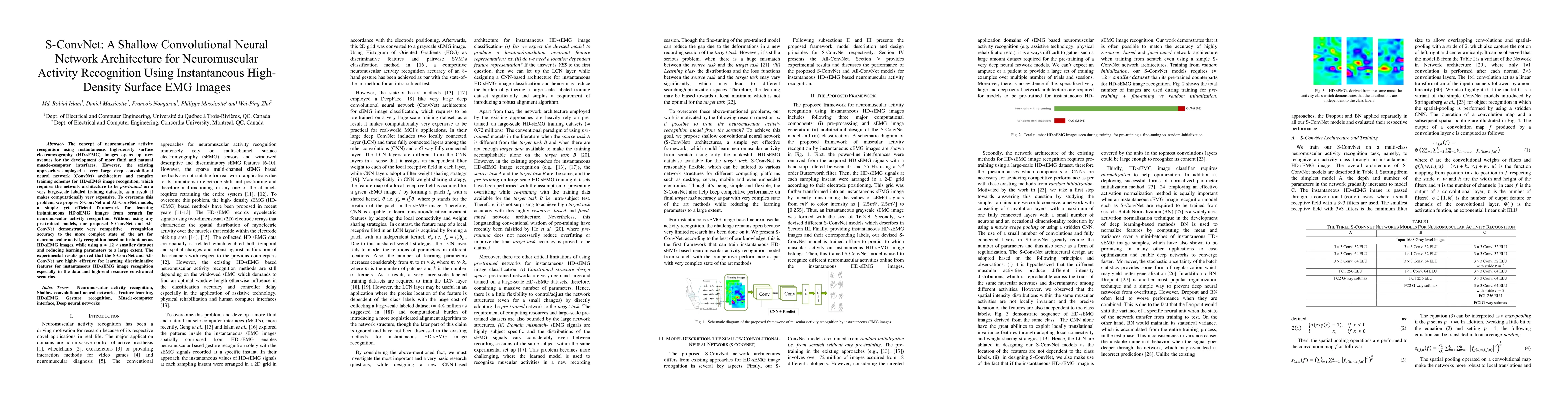 Thumbnail for S-ConvNet: A Shallow Convolutional Neural Network Architecture for
  Neuromuscular Activity Recognition Using Instantaneous High-Density Surface
  EMG Images