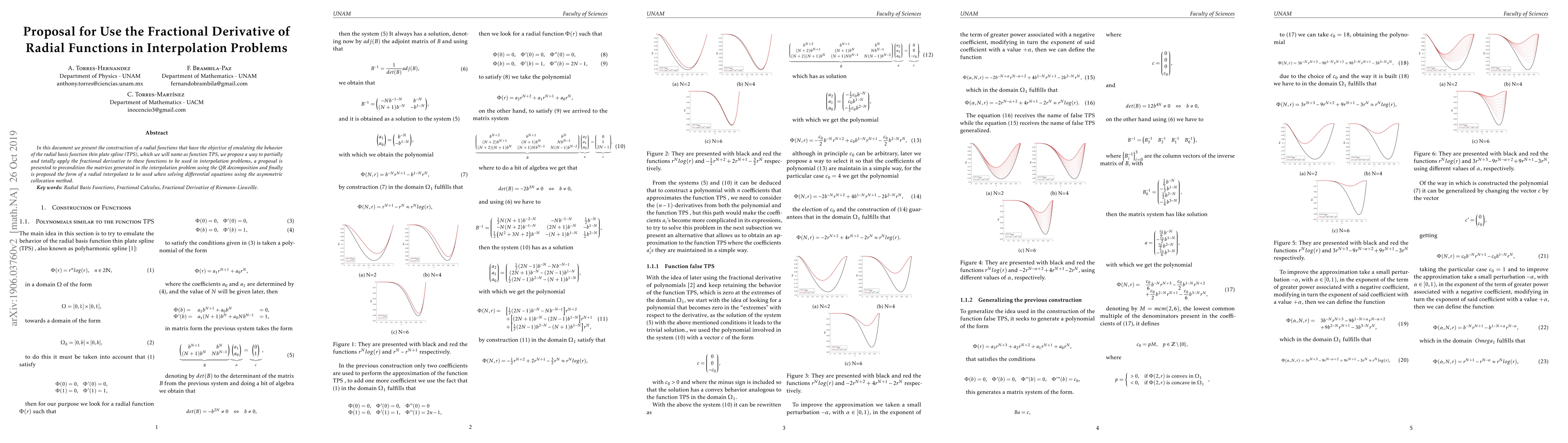 Thumbnail for Proposal for Use the Fractional Derivative of Radial Functions in
  Interpolation Problems