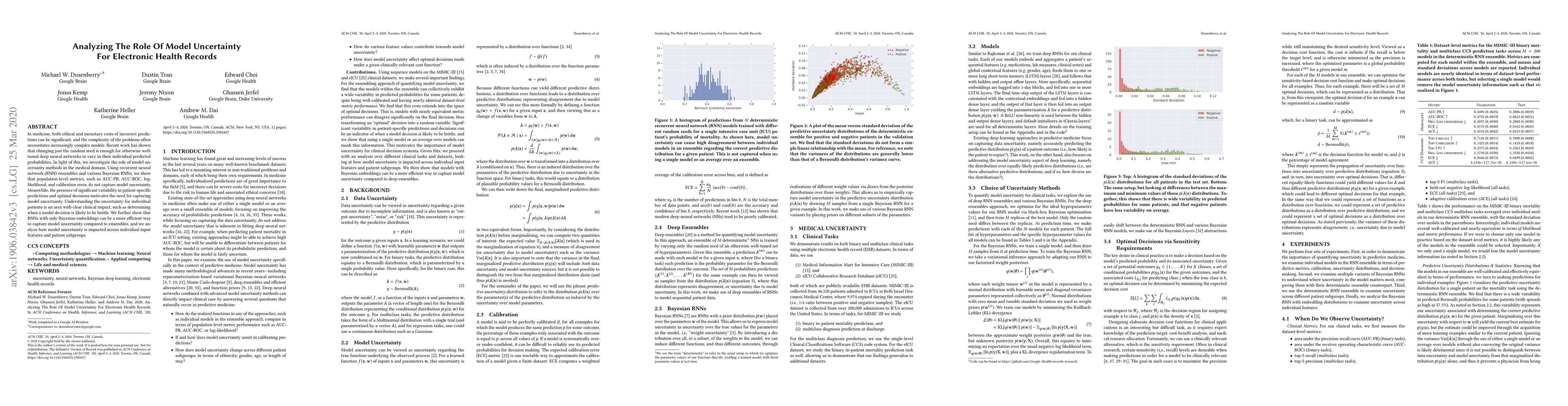 Thumbnail for Analyzing the Role of Model Uncertainty for Electronic Health Records