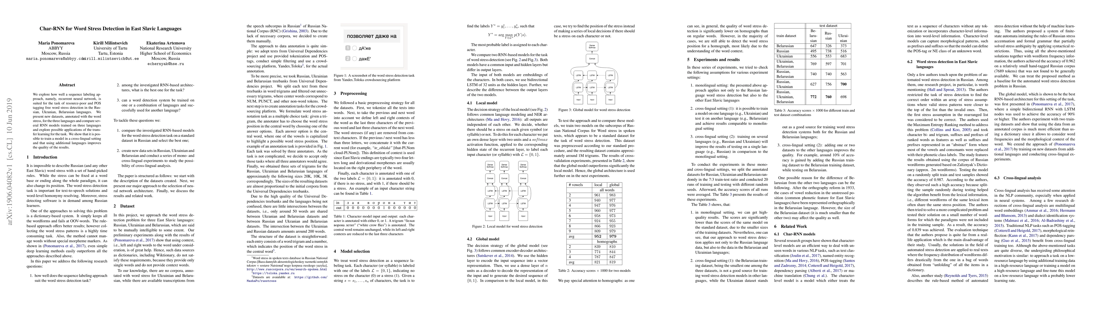 Thumbnail for Char-RNN for Word Stress Detection in East Slavic Languages