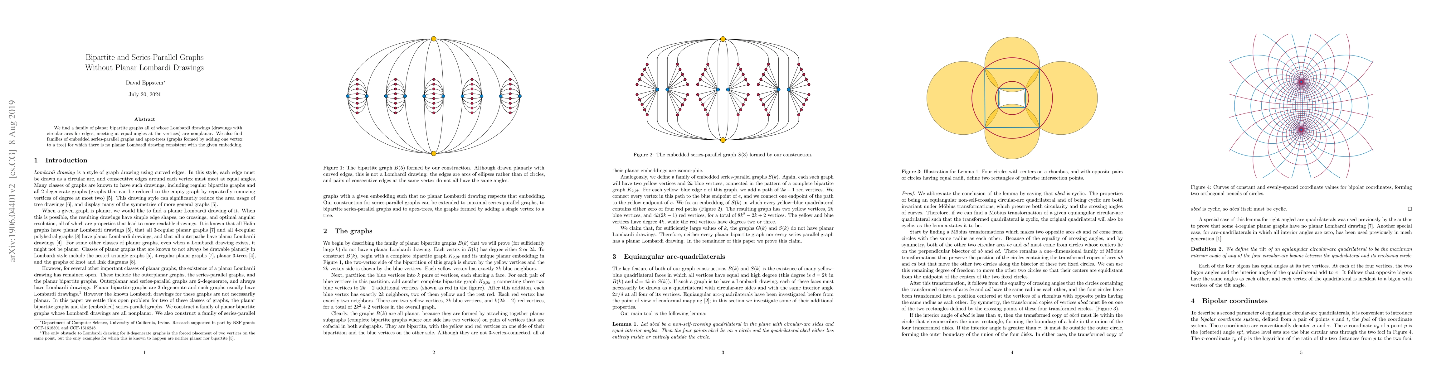 Thumbnail for Bipartite and Series-Parallel Graphs Without Planar Lombardi Drawings