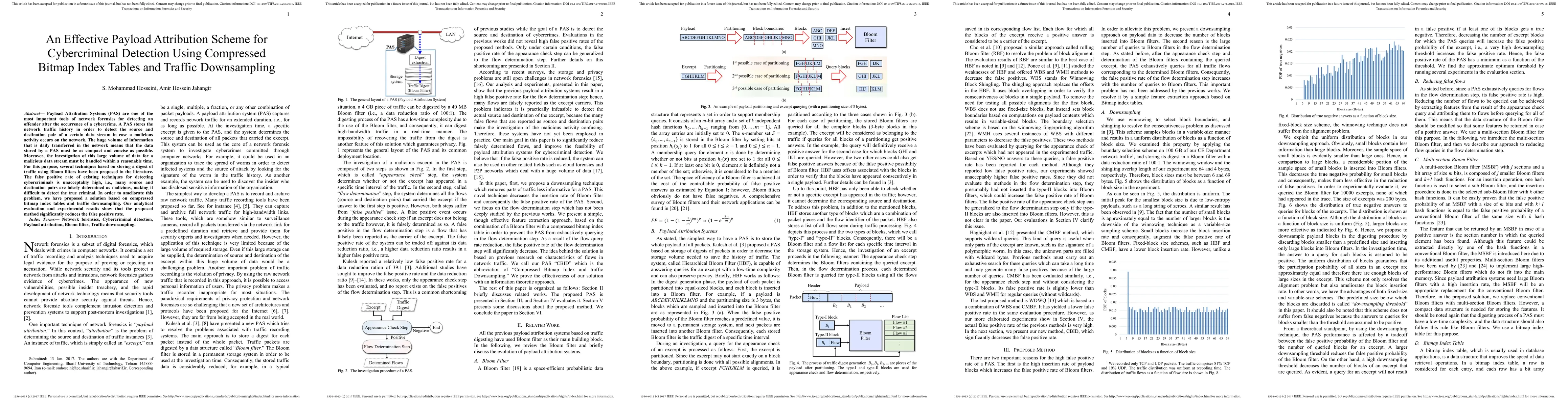 Thumbnail for An Effective Payload Attribution Scheme for Cybercriminal Detection
  Using Compressed Bitmap Index Tables and Traffic Downsampling