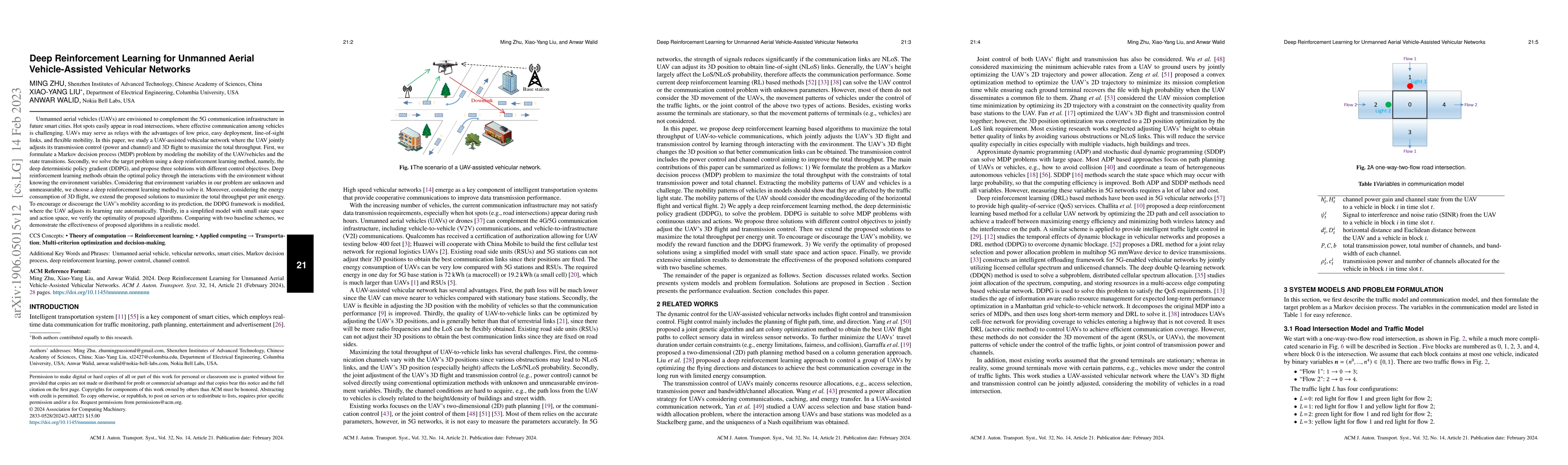 Thumbnail for Deep Reinforcement Learning for Unmanned Aerial Vehicle-Assisted
  Vehicular Networks