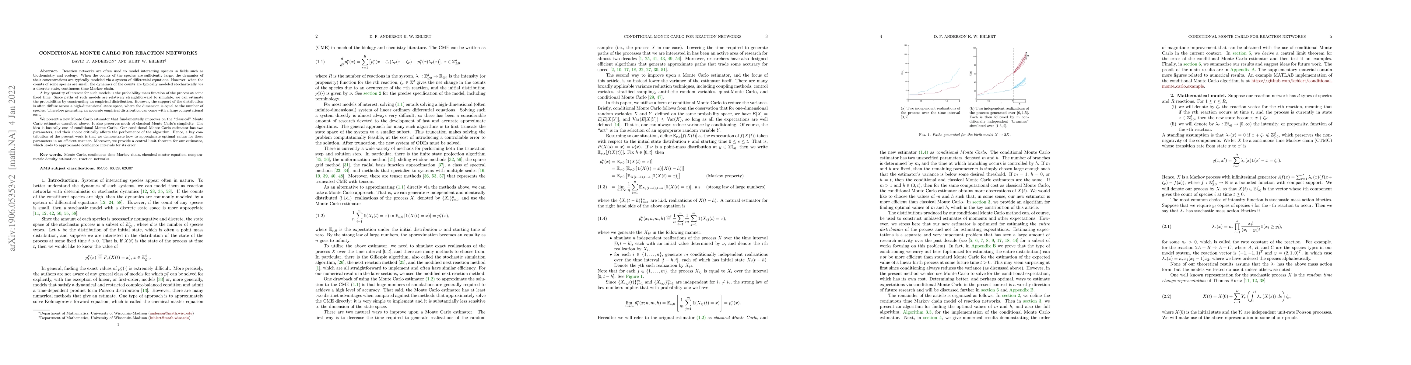 Thumbnail for Conditional Monte Carlo for Reaction Networks