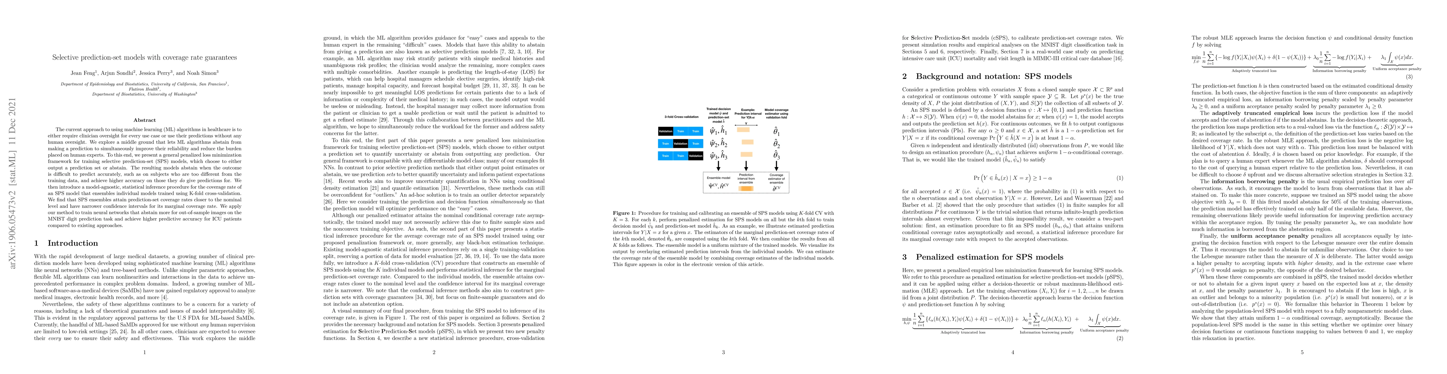 Thumbnail for Selective prediction-set models with coverage guarantees