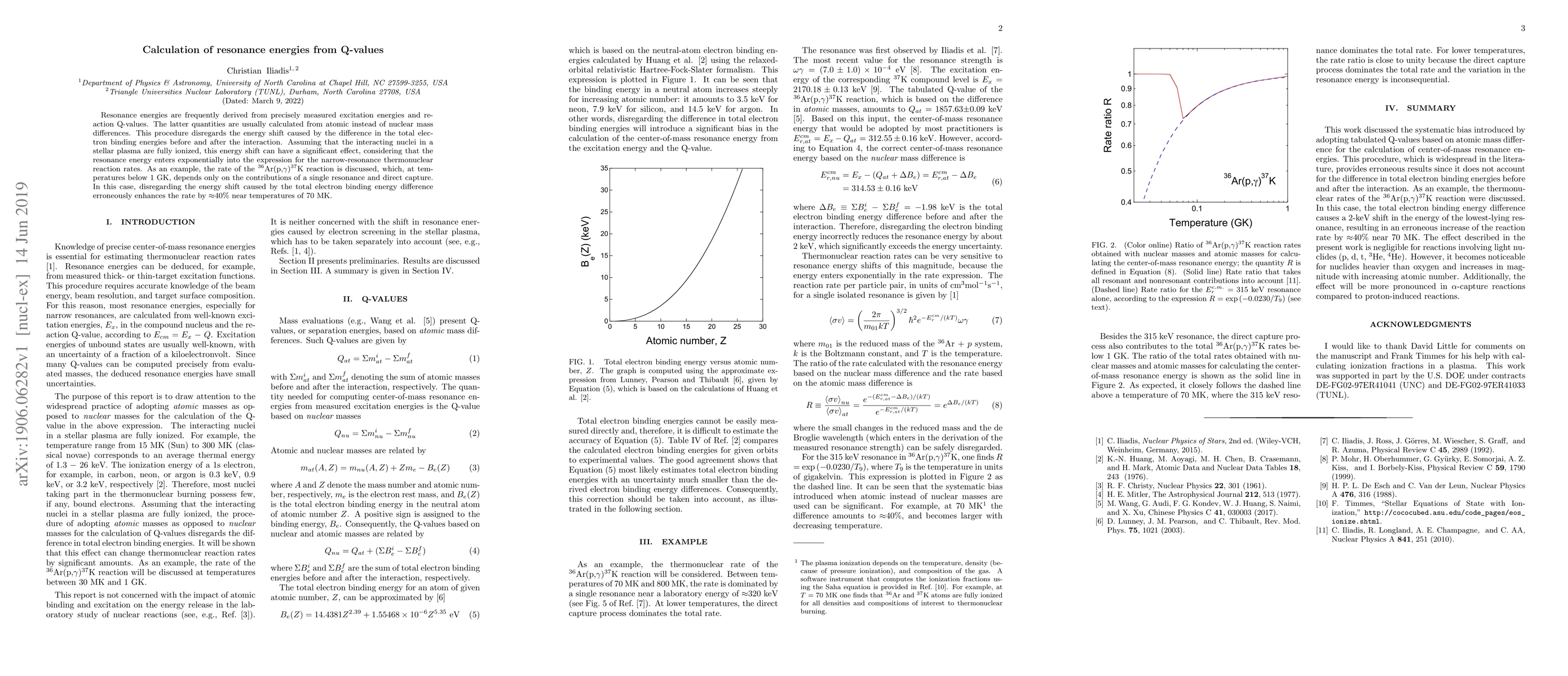 Thumbnail for Calculation of resonance energies from Q-values