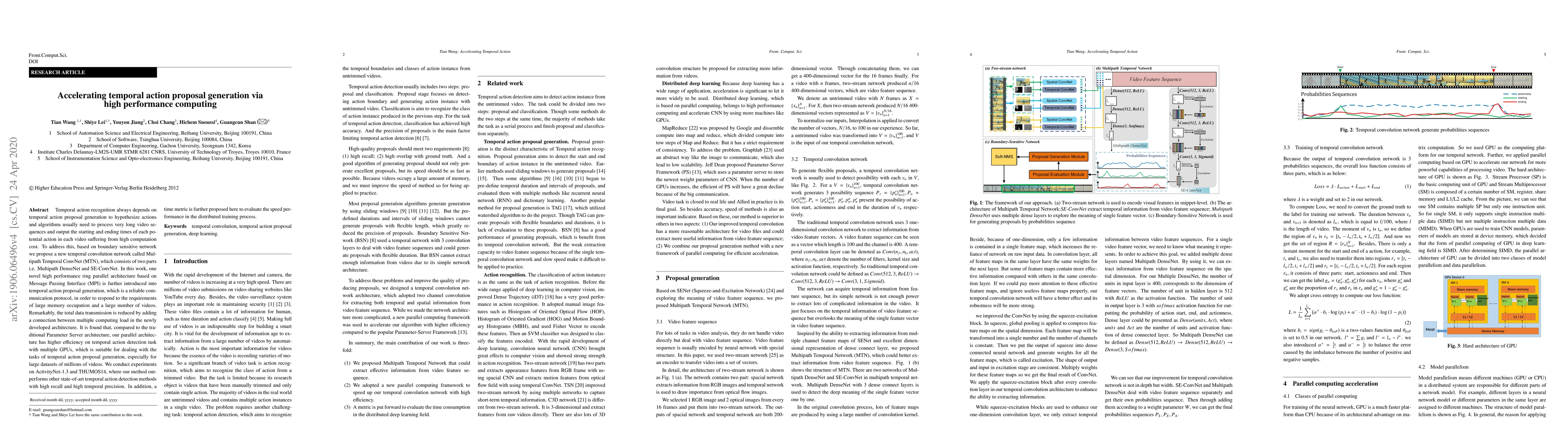 Thumbnail for Accelerating temporal action proposal generation via high performance
  computing