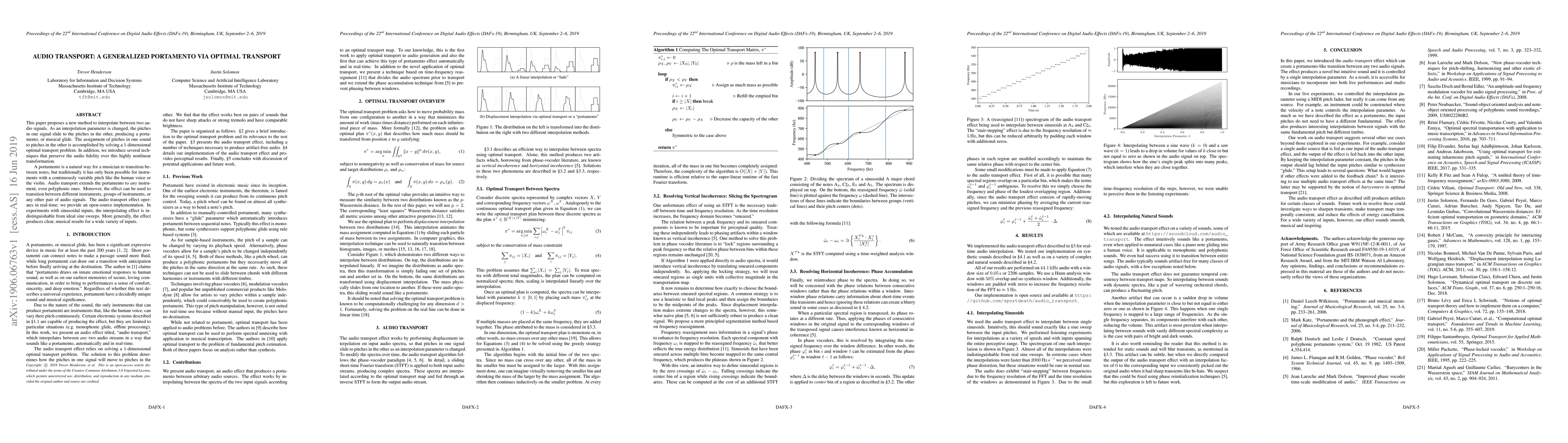Thumbnail for Audio Transport: A Generalized Portamento via Optimal Transport