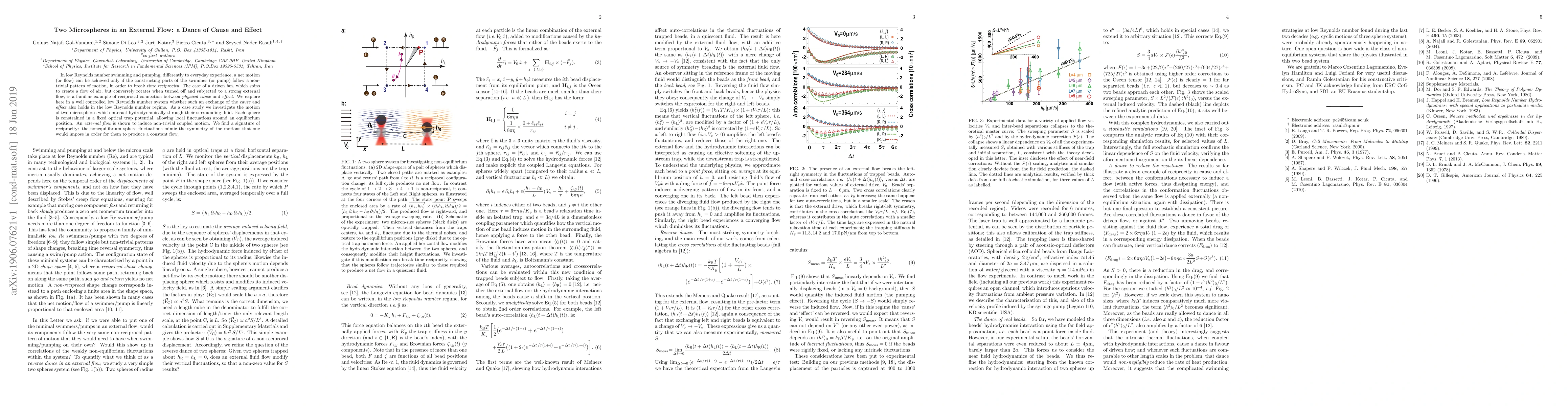 Thumbnail for Two Microspheres in an External Flow: a Dance of Cause and Effect
