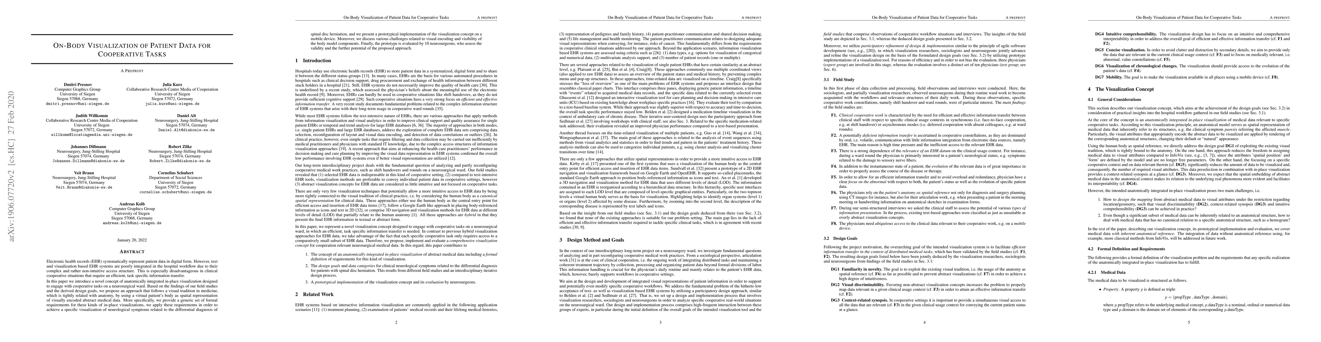 Thumbnail for On-Body Visualization of Patient Data for Cooperative Tasks