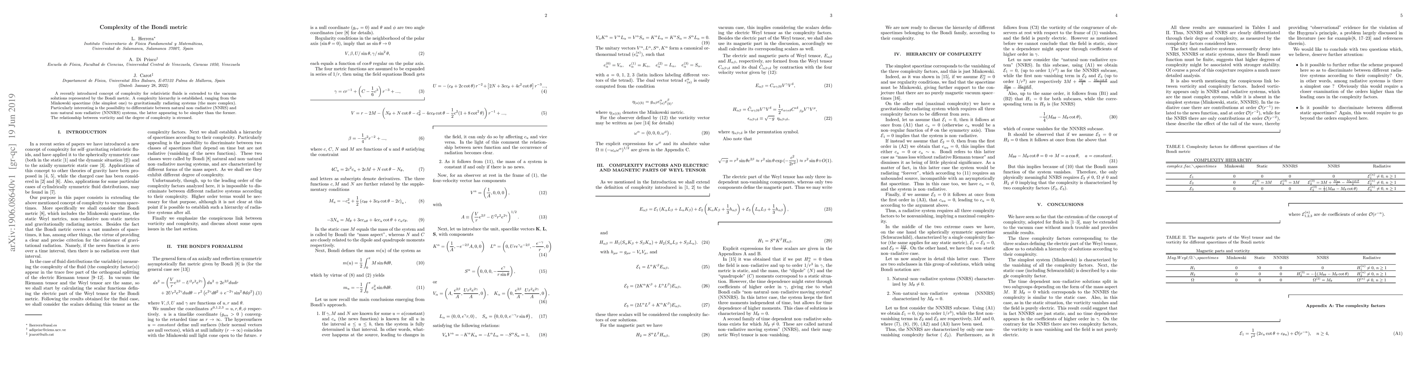 Thumbnail for Complexity of the Bondi metric