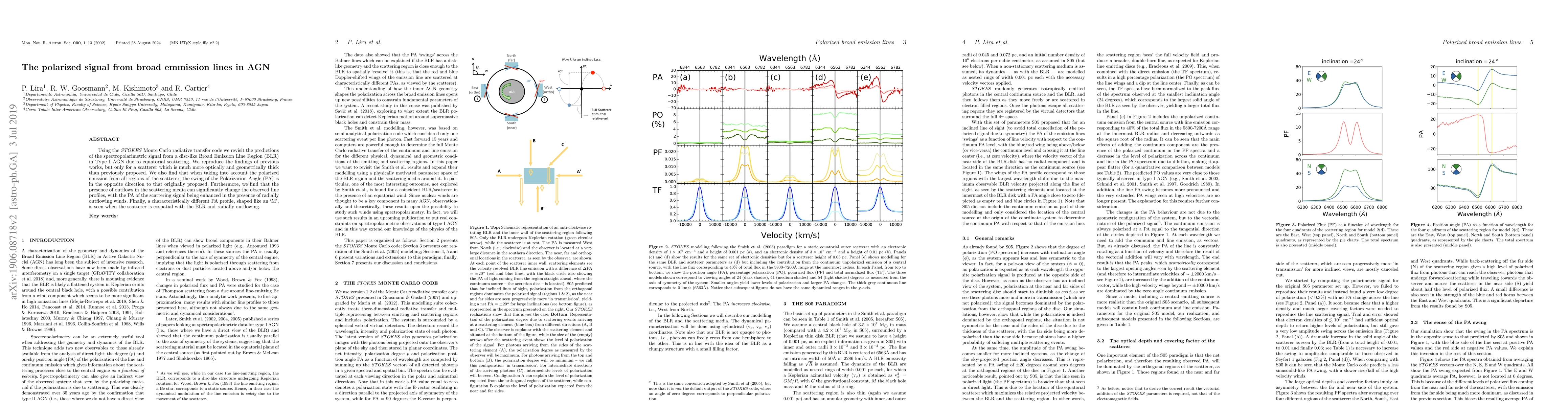 Thumbnail for The polarized signal from broad emmission lines in AGN