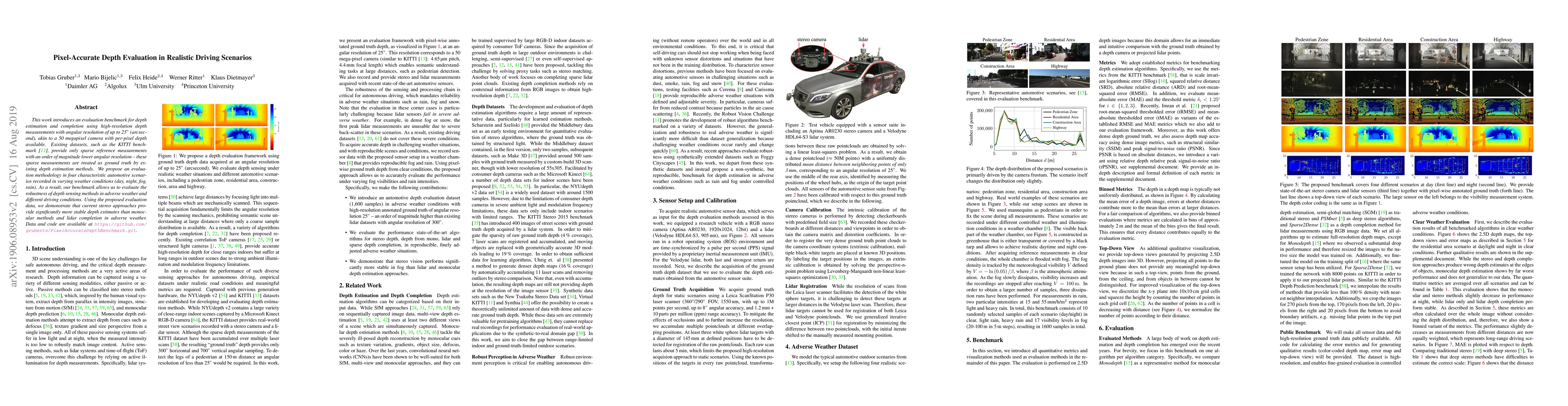 Thumbnail for Pixel-Accurate Depth Evaluation in Realistic Driving Scenarios