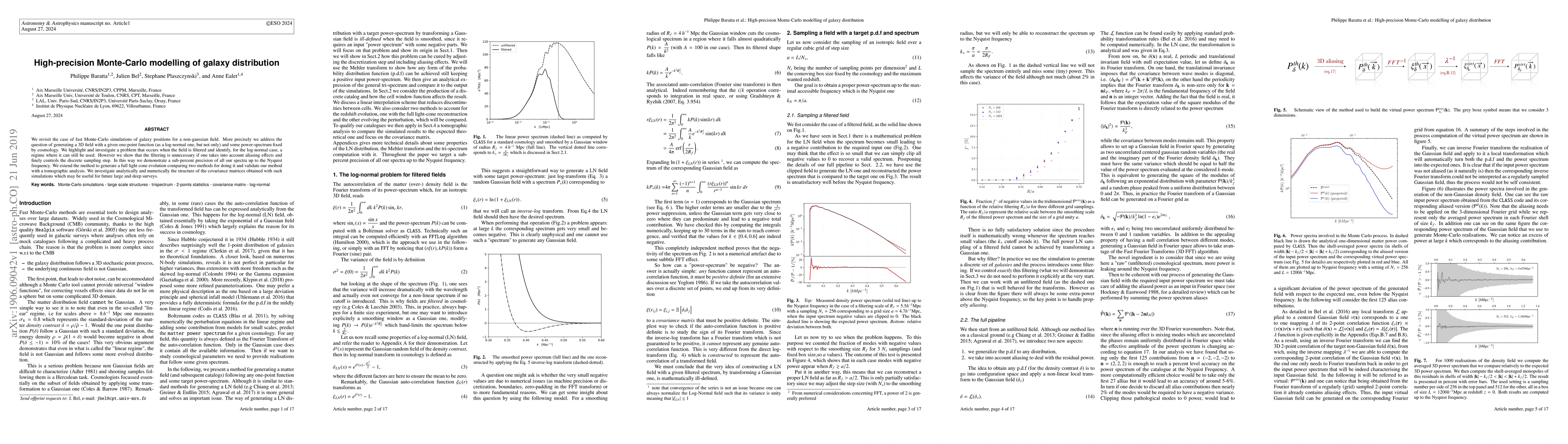 Thumbnail for High-precision Monte-Carlo modelling of galaxy distribution