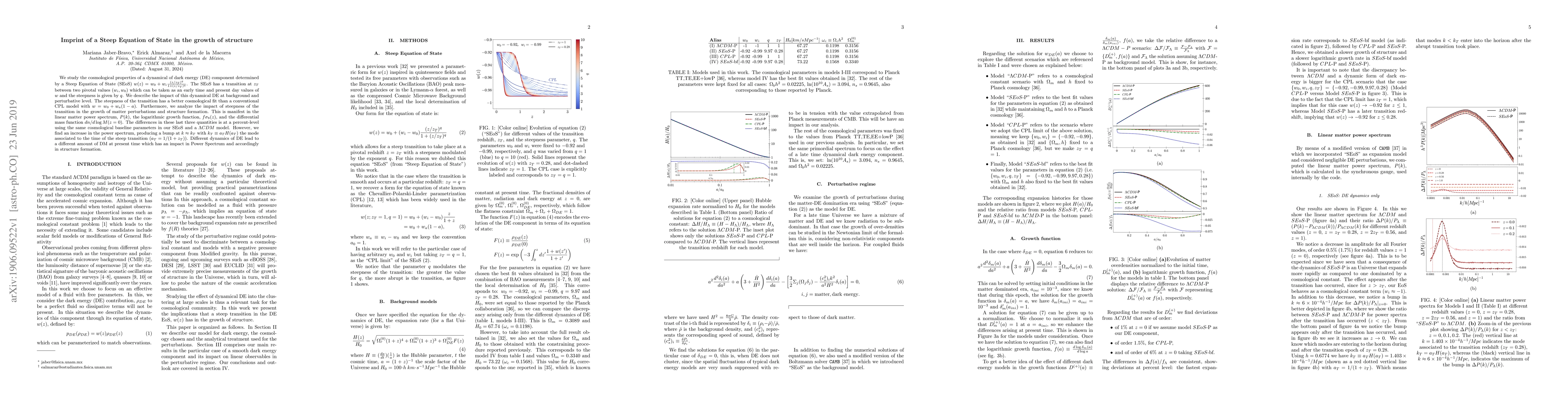 Thumbnail for Imprint of a Steep Equation of State in the growth of structure