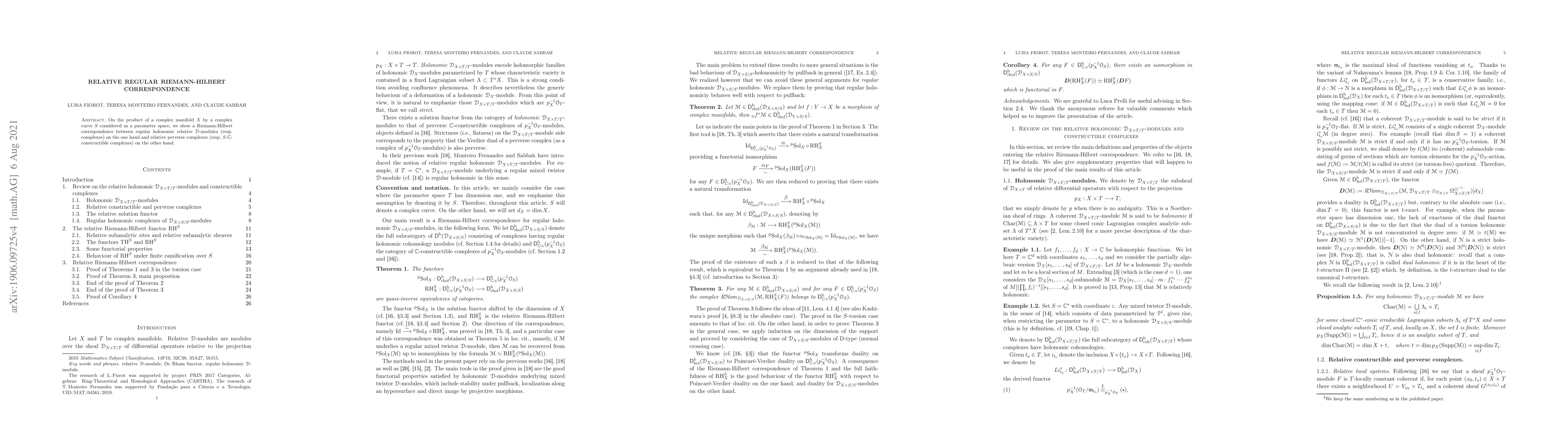Thumbnail for Relative regular Riemann-Hilbert correspondence
