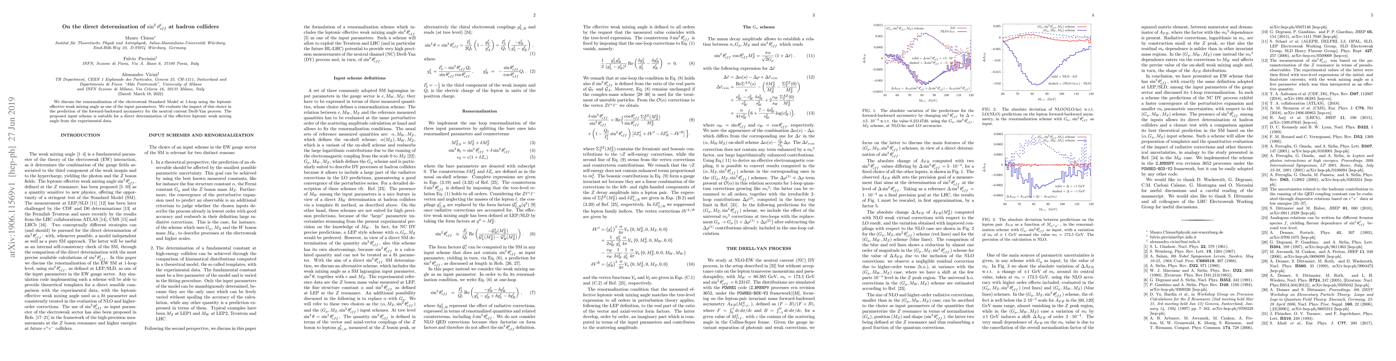 Thumbnail for On the direct determination of $\sin^2 \theta^\ell_{eff}$ at hadron
  colliders