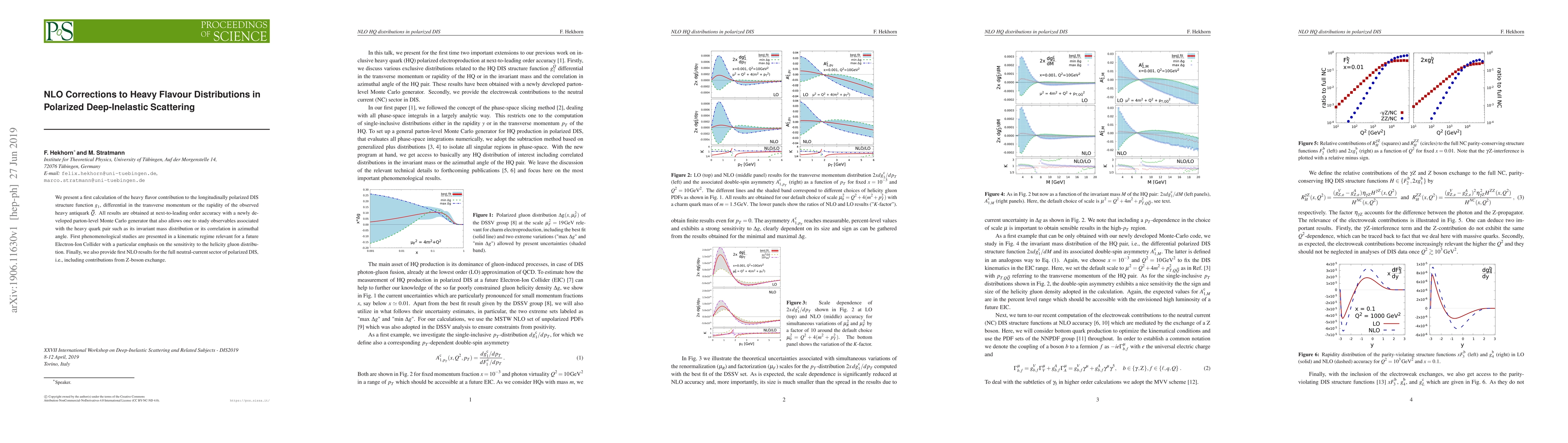 Thumbnail for NLO Corrections to Heavy Flavour Distributions in Polarized
  Deep-Inelastic Scattering