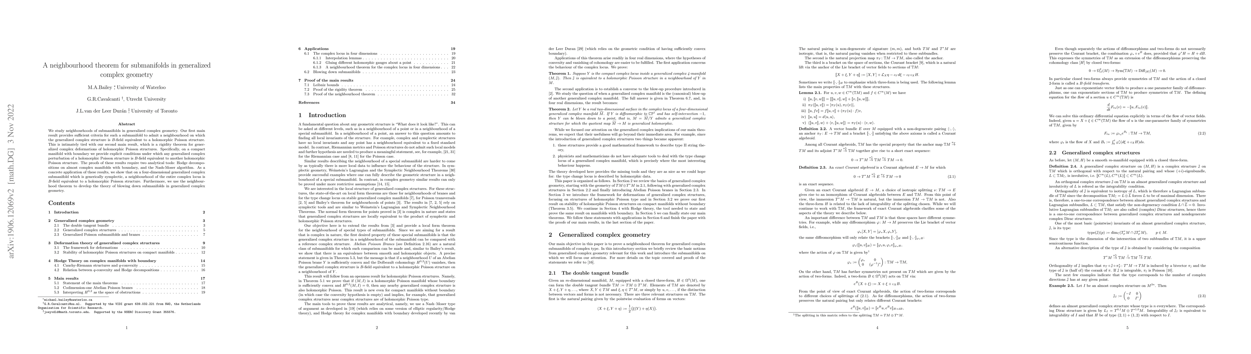 Thumbnail for A neighbourhood theorem for submanifolds in generalized complex geometry