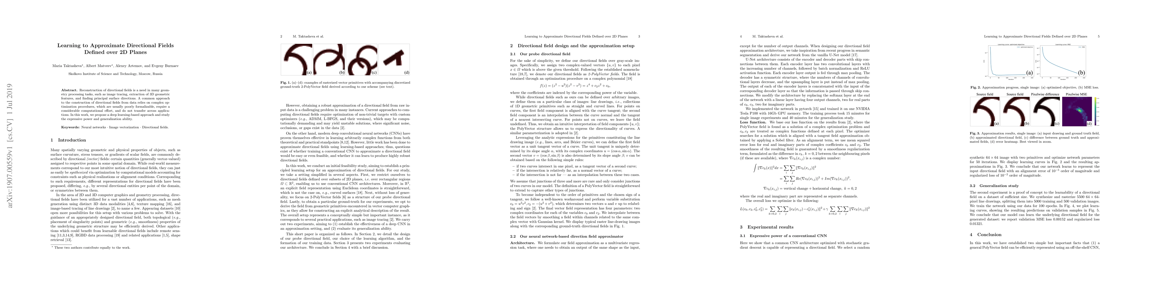 Thumbnail for Learning to Approximate Directional Fields Defined over 2D Planes