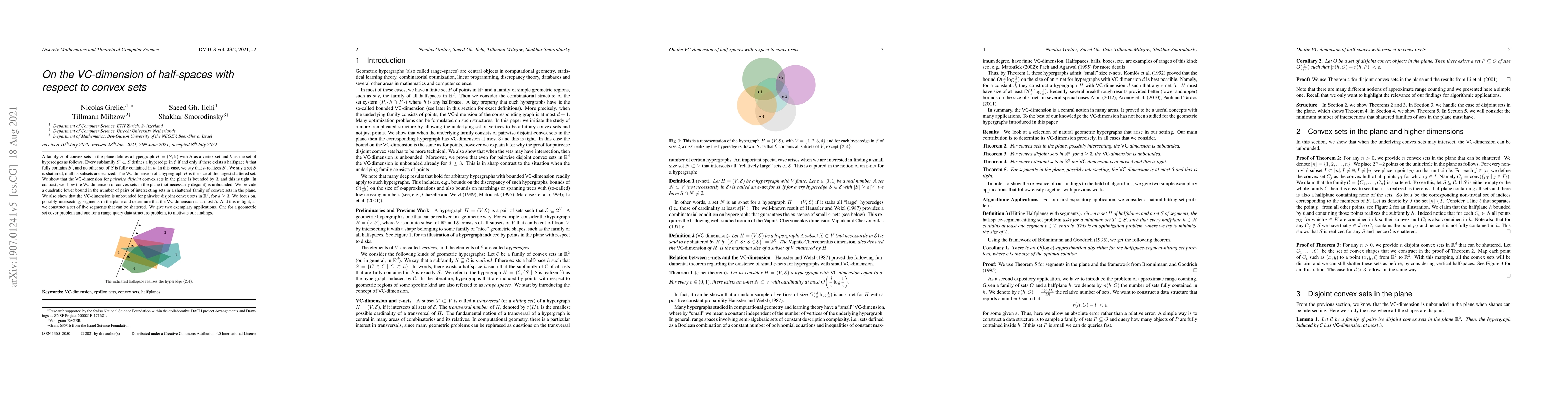 Thumbnail for On the VC-dimension of half-spaces with respect to convex sets
