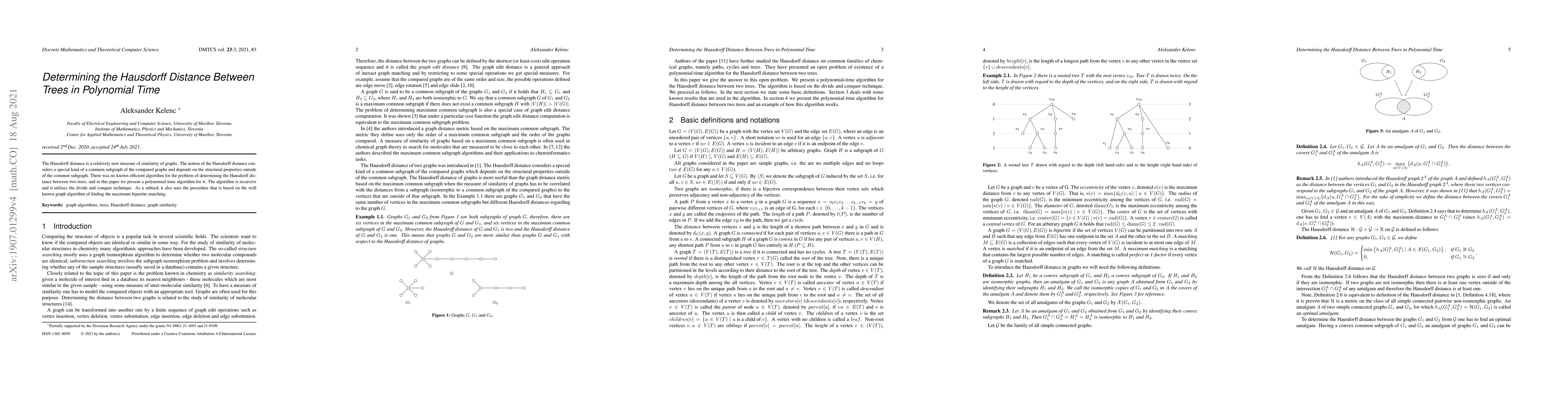 Thumbnail for Determining the Hausdorff Distance Between Trees in Polynomial Time