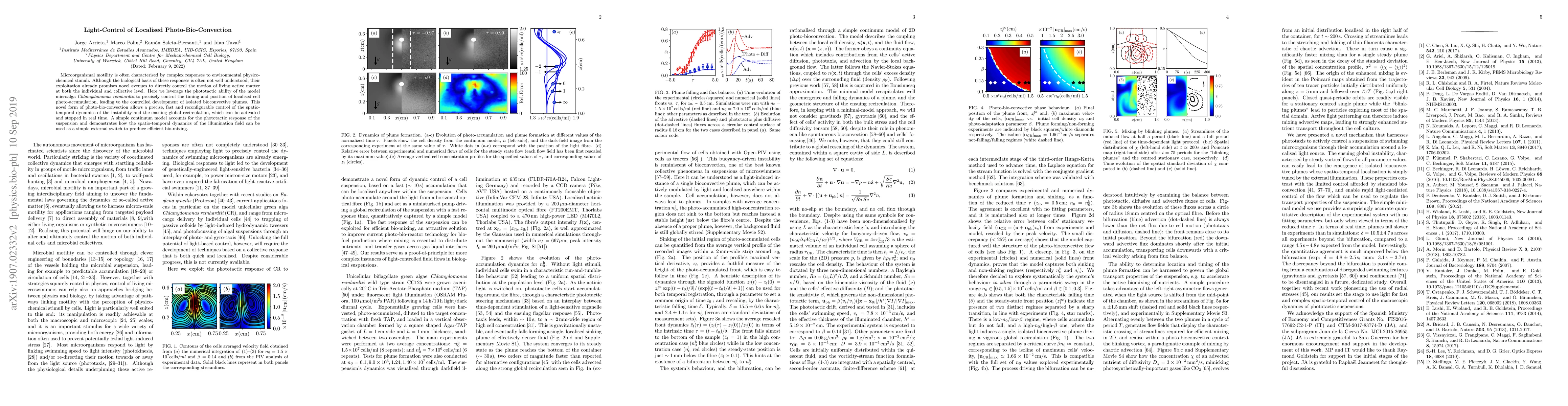 Thumbnail for Light-Control of Localised Photo-Bio-Convection