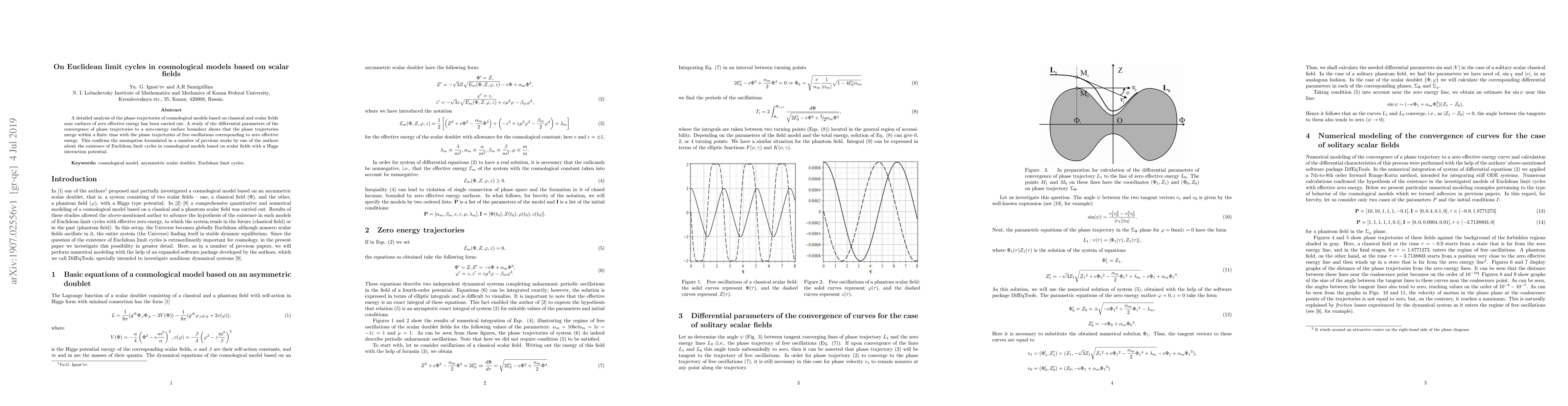 Thumbnail for On Euclidean limit cycles in cosmological models based on scalar fields