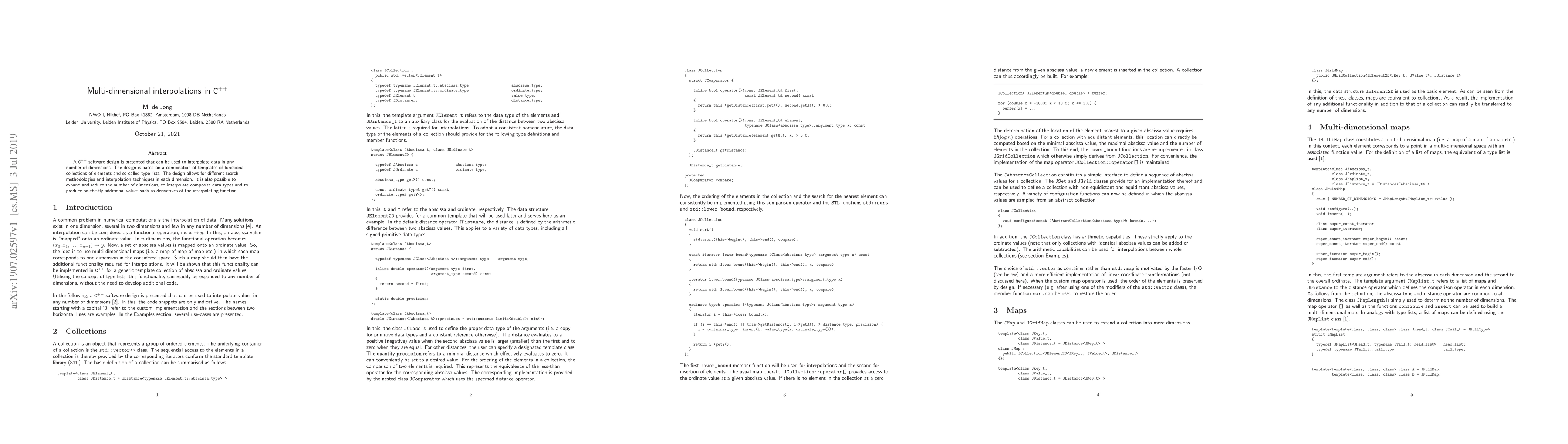 Thumbnail for Multi-dimensional interpolations in C++